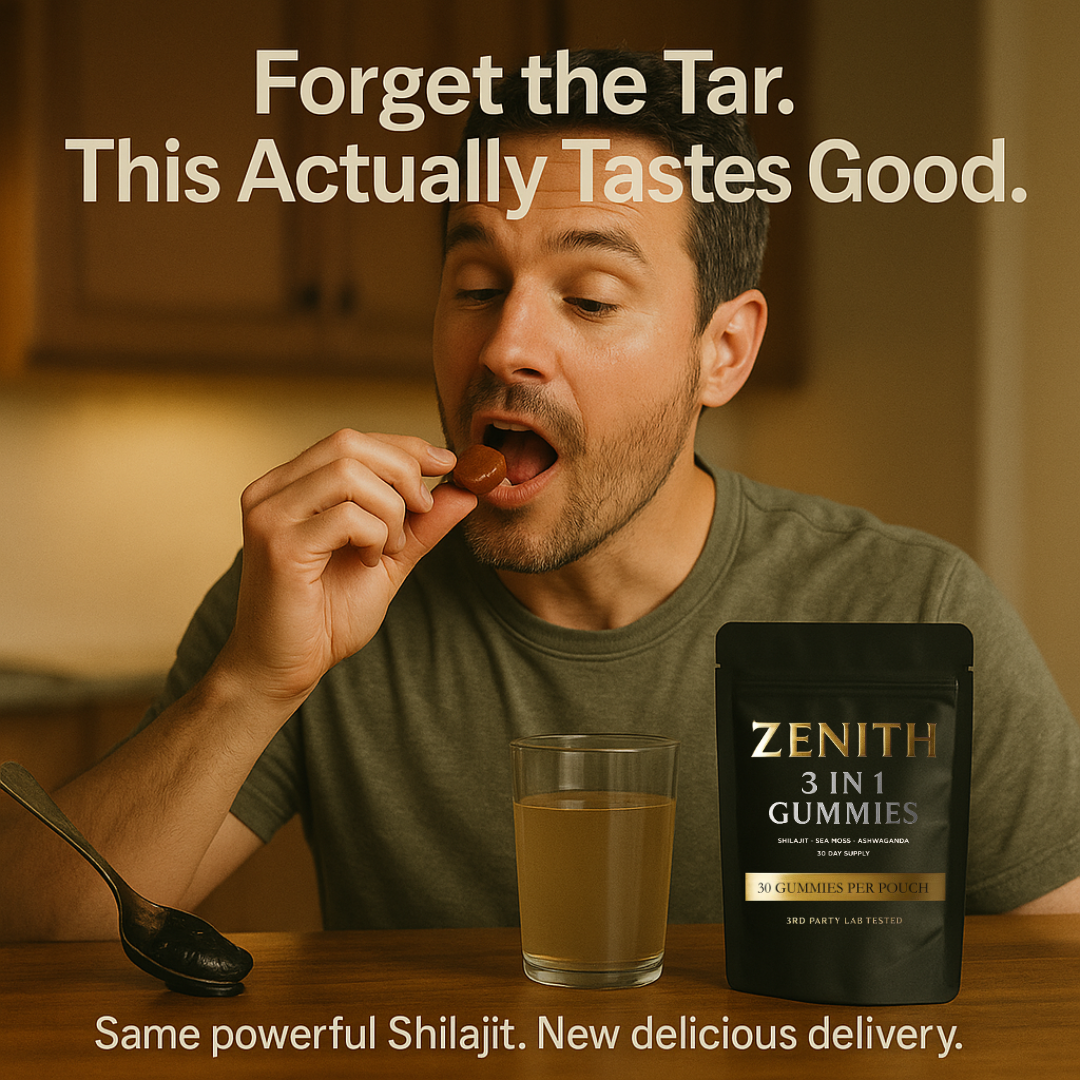 Zenith 3 in 1 Shilajit Gummies