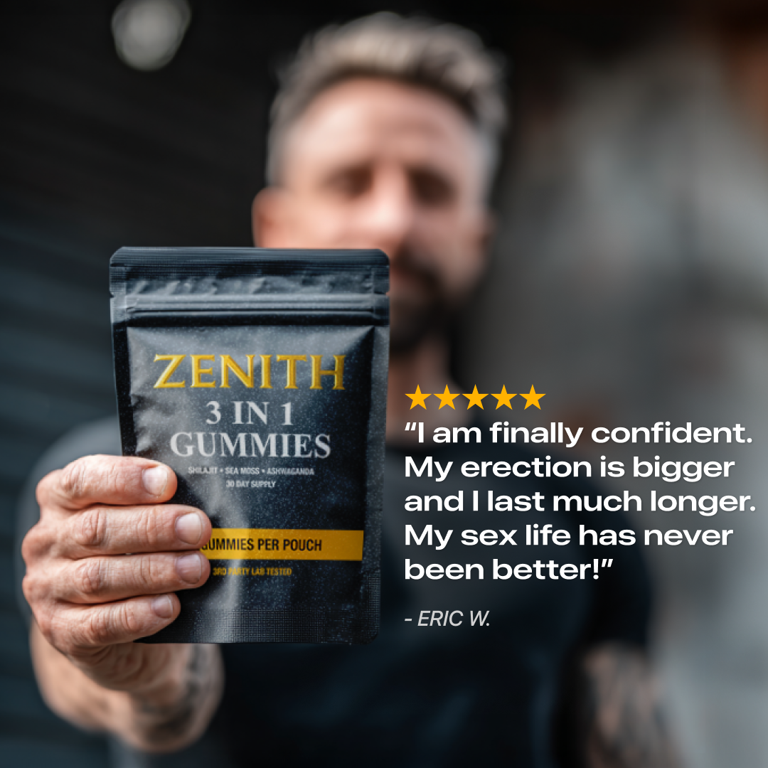 Zenith 3 in 1 Shilajit Gummies