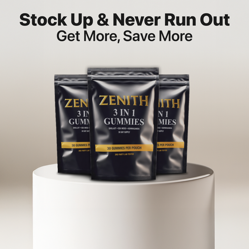 Zenith 3 in 1 Shilajit Gummies